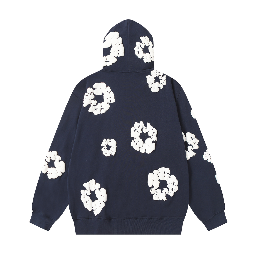 Denim Trs Zip Hoodie
