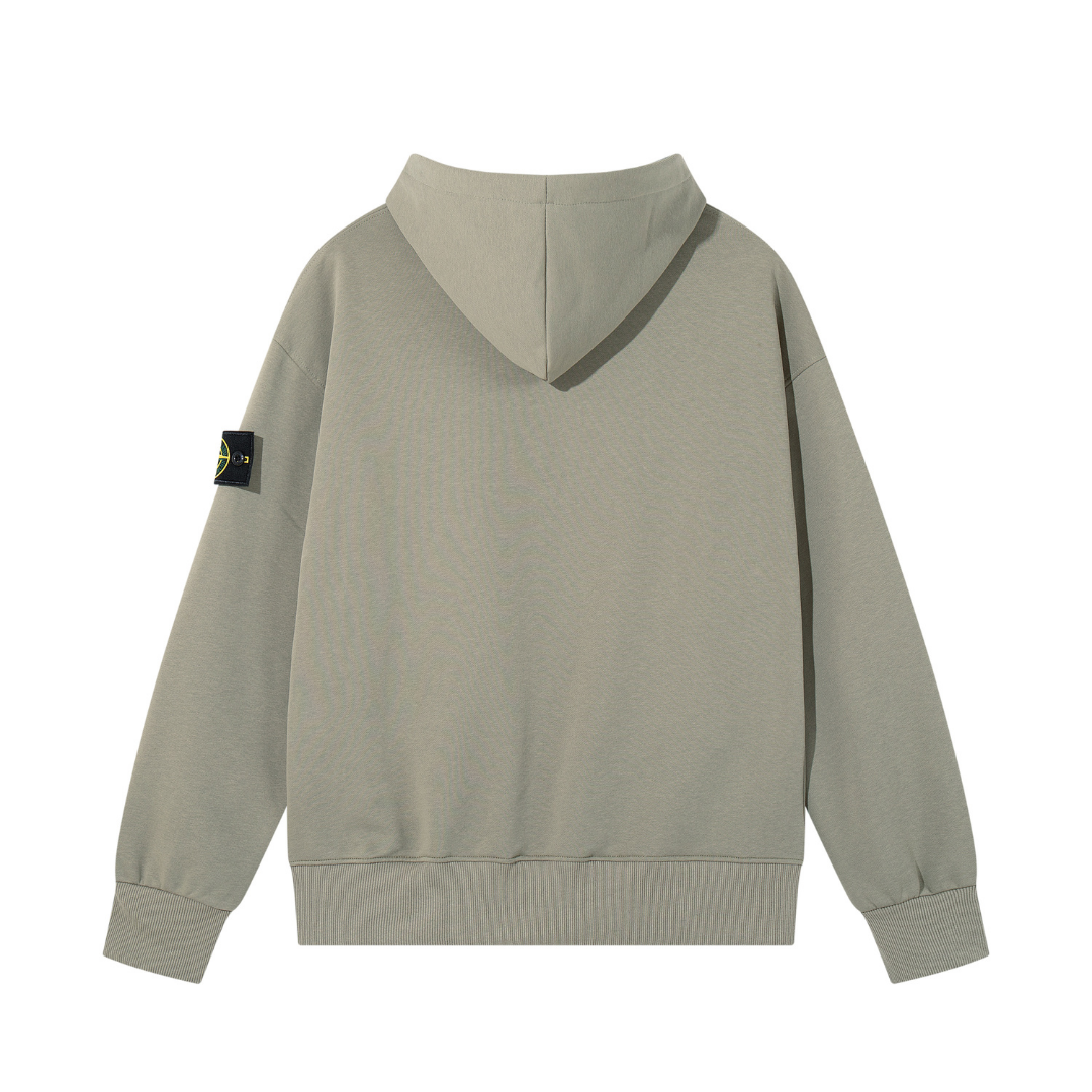 Stone Monogram 4.0 Zip Hoodie