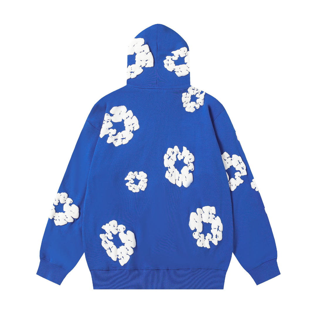 Denim Trs Zip Hoodie