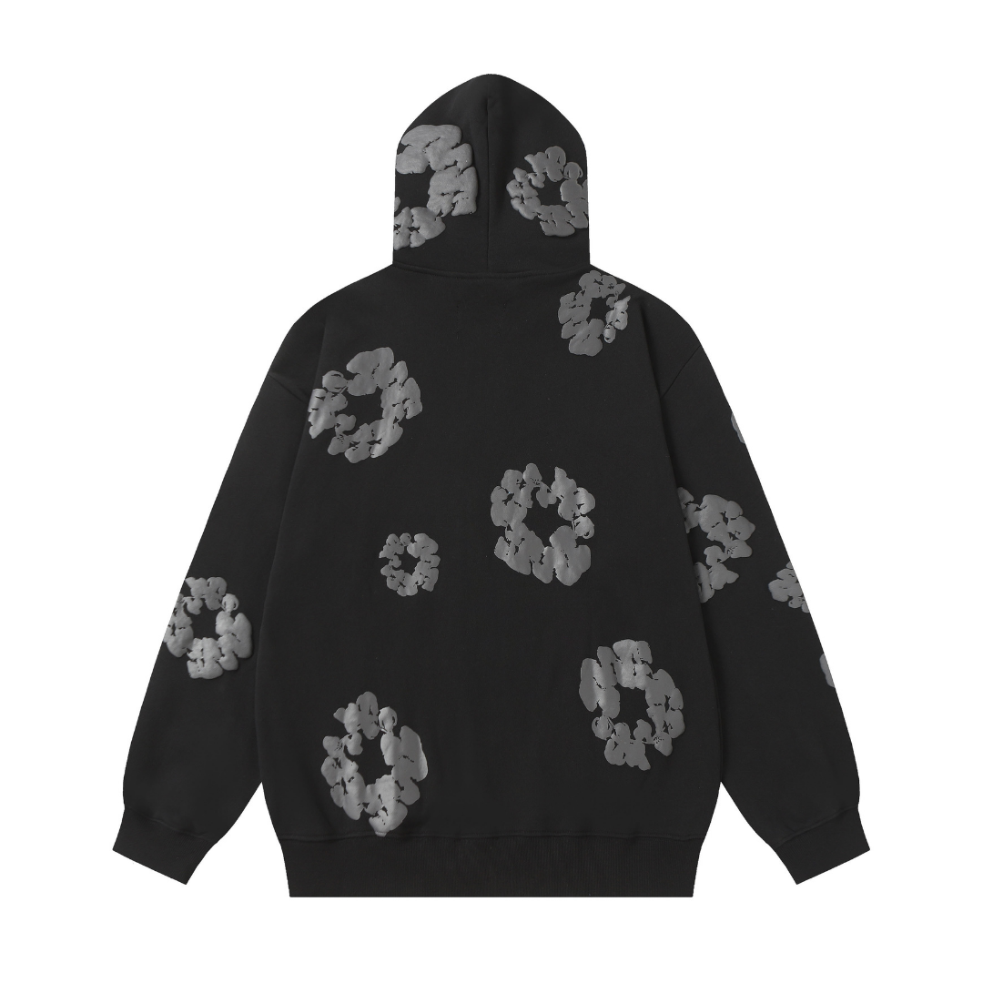 Denim Trs Zip Hoodie