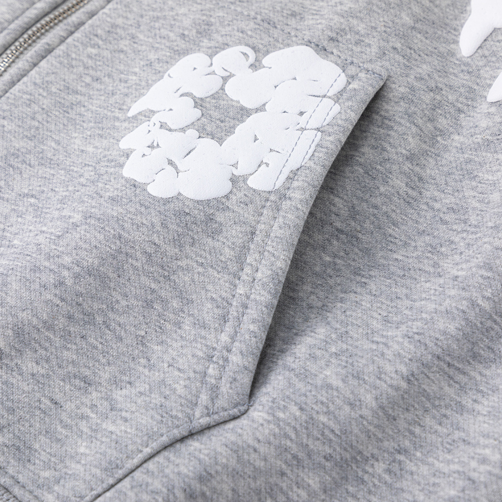 Denim Trs Zip Hoodie