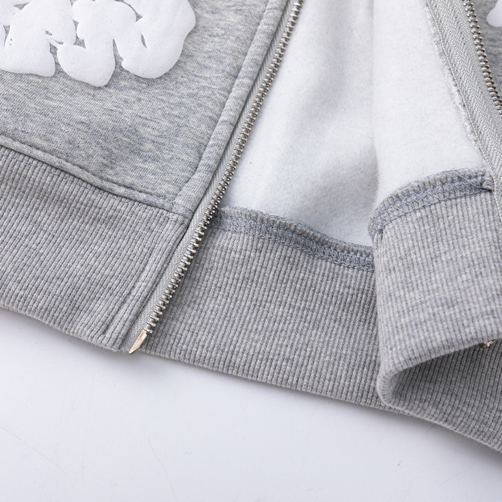 Denim Trs Zip Hoodie