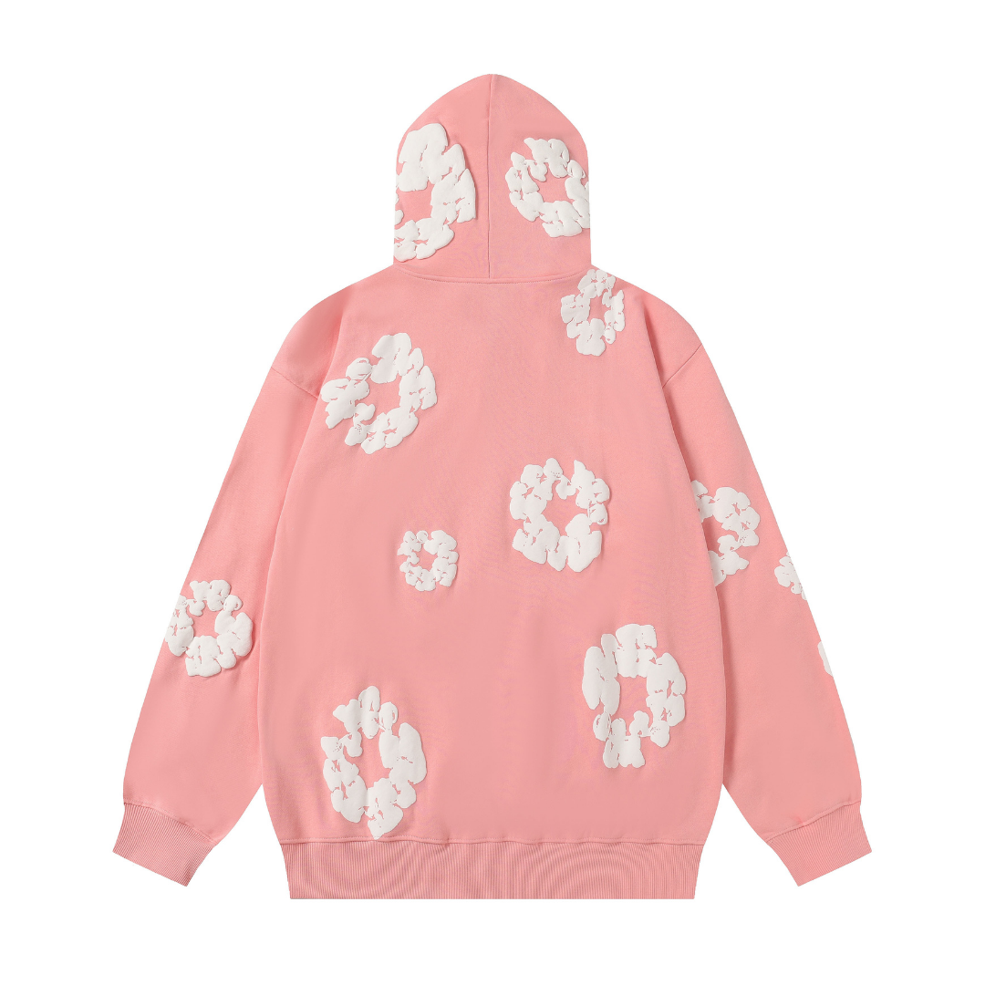 Denim Trs Zip Hoodie