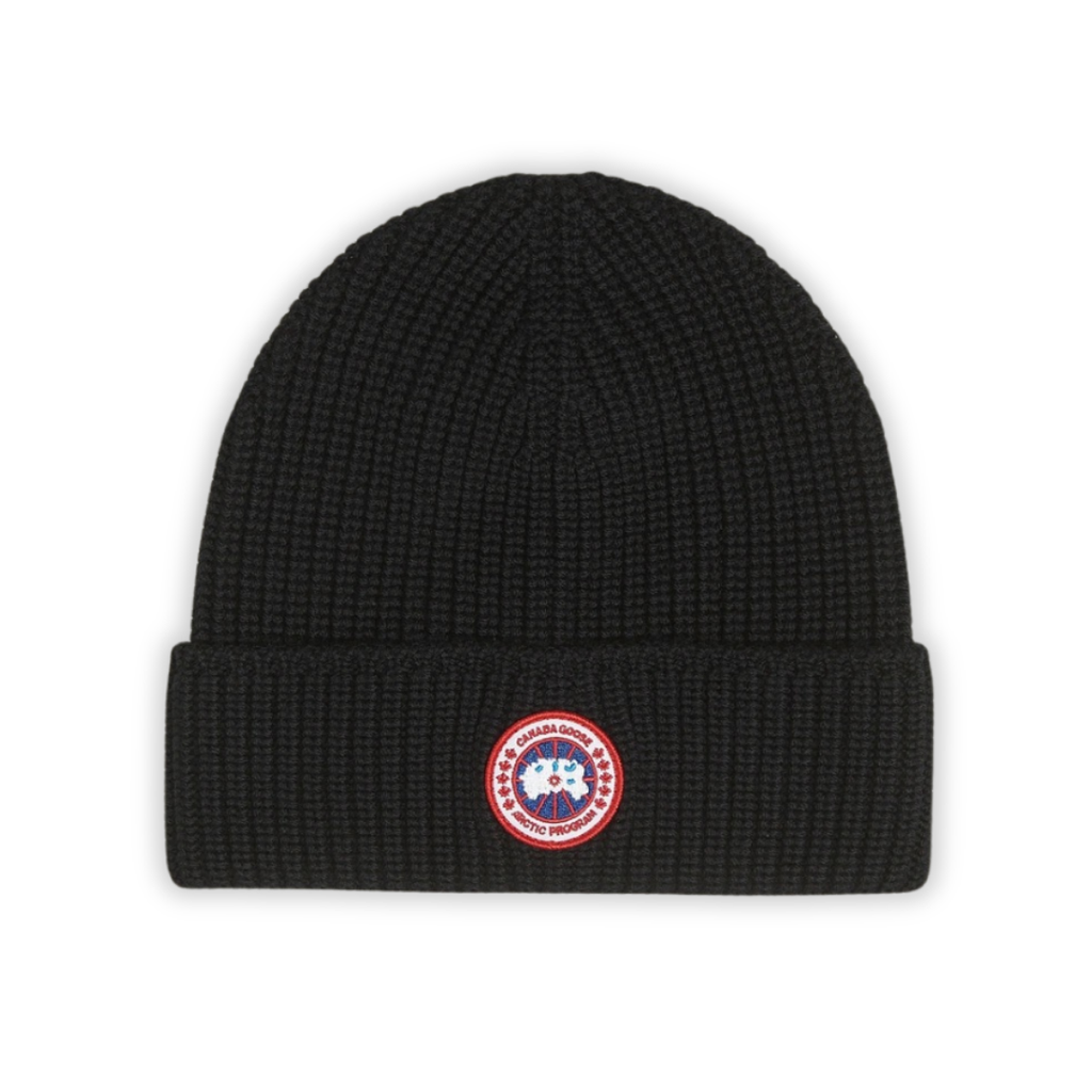 Goose Navy Ribbed Beanie
