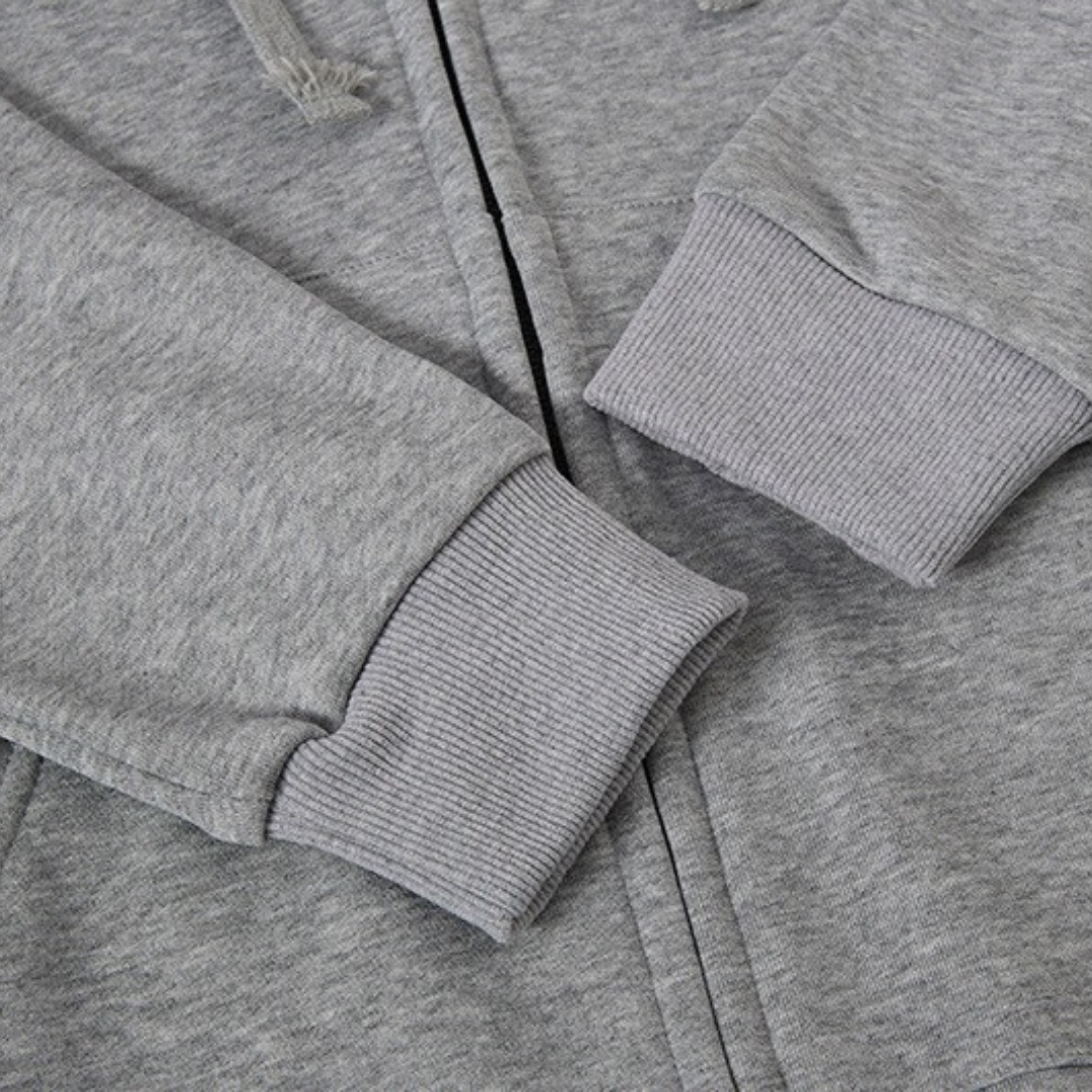 Stone Monogram 3.0 Zip Hoodie