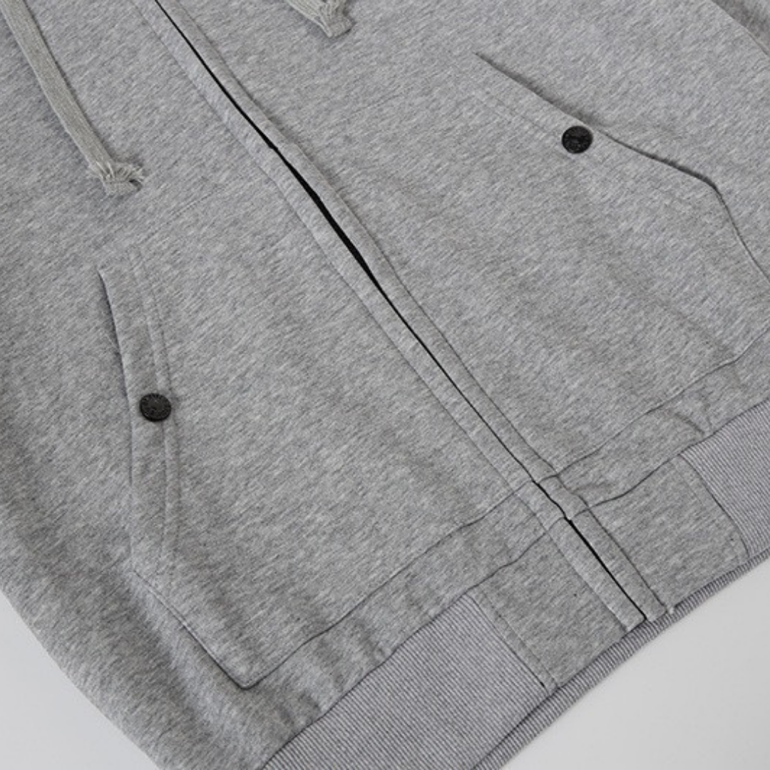 Stone Monogram 3.0 Zip Hoodie