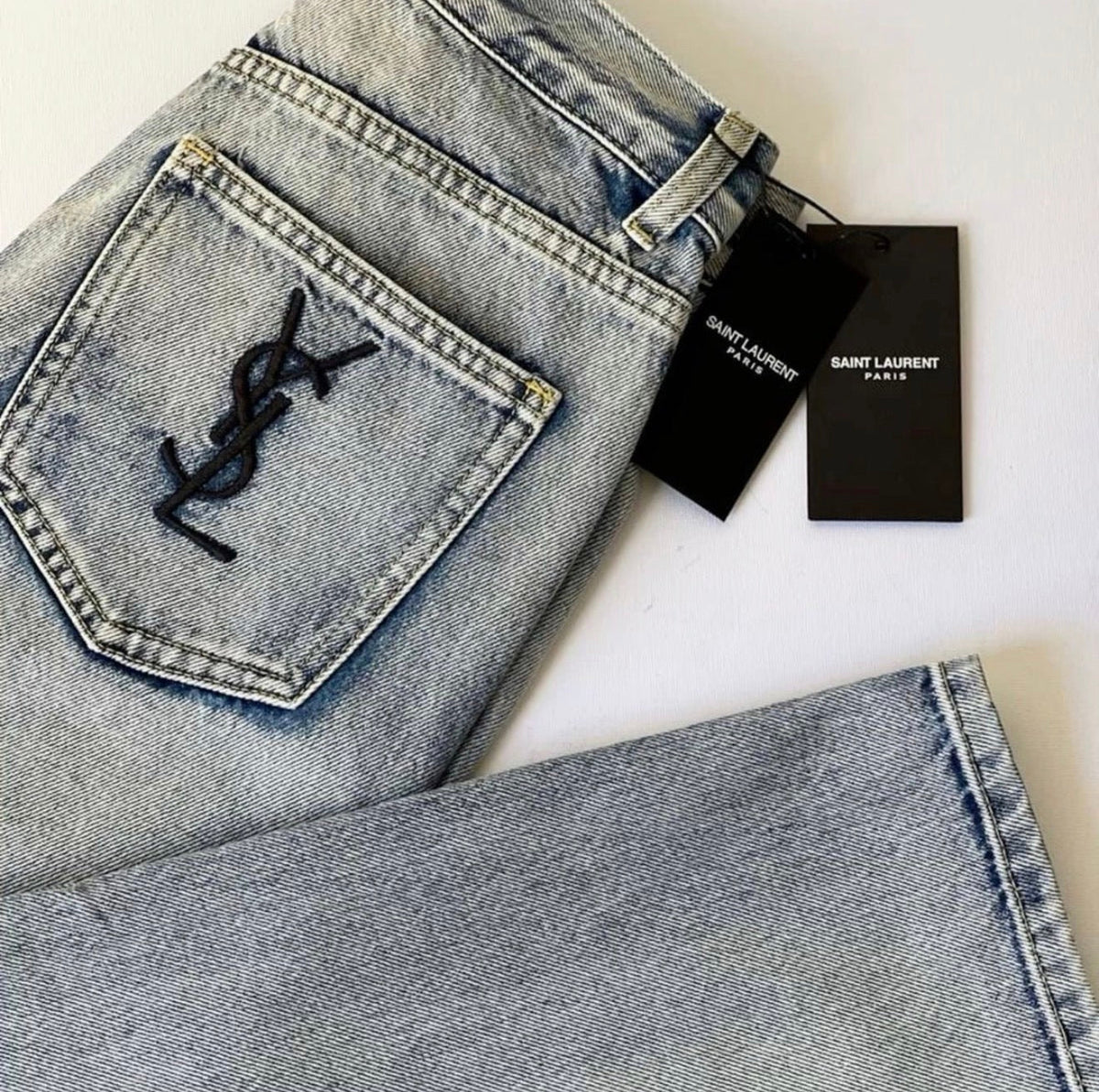 YSL pocket jeans