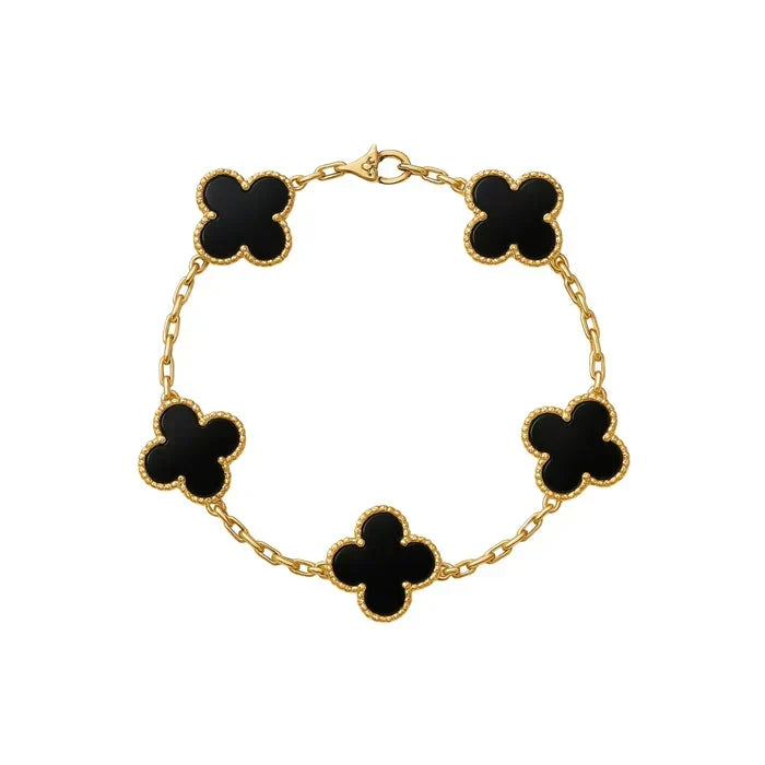 'Cleef' Clover Bracelet - Mulitcolour