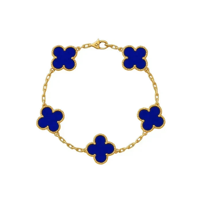 'Cleef' Clover Bracelet - Mulitcolour
