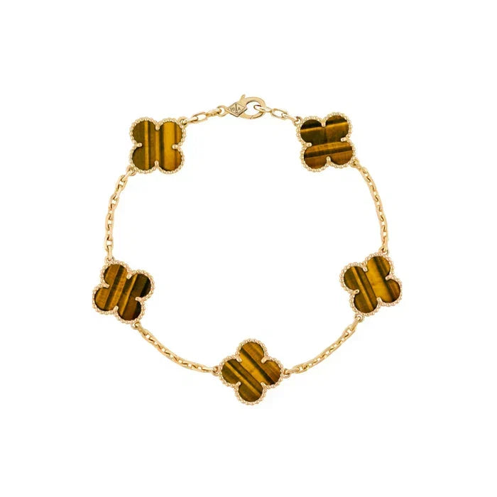 'Cleef' Clover Bracelet - Mulitcolour