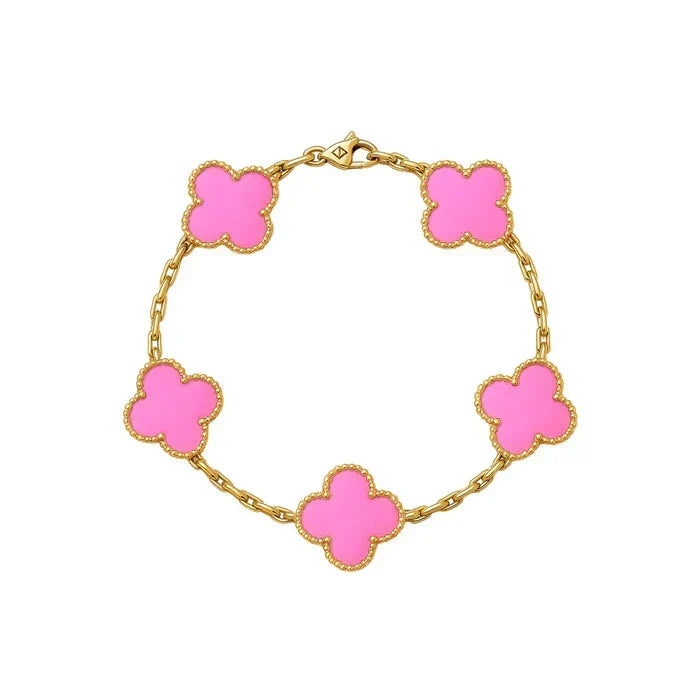 'Cleef' Clover Bracelet - Mulitcolour
