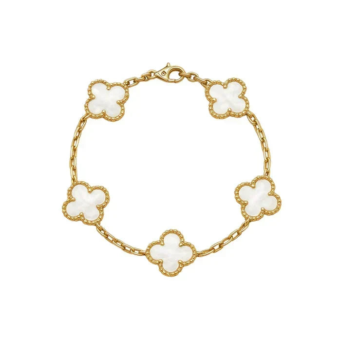 'Cleef' Clover Bracelet - Mulitcolour