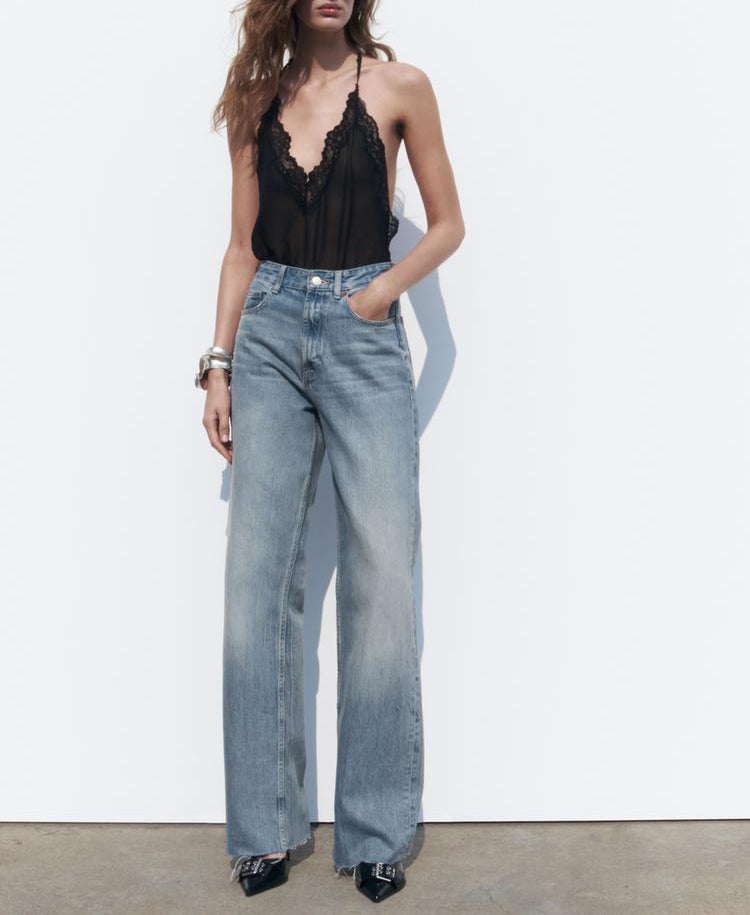 High Waist Wide Leg Jeans